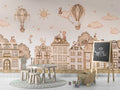 Wallpaper - City Cats Monochrome (Pre - Order) - LPM Home