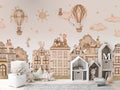 Wallpaper - City Cats Monochrome (Pre - Order) - LPM Home