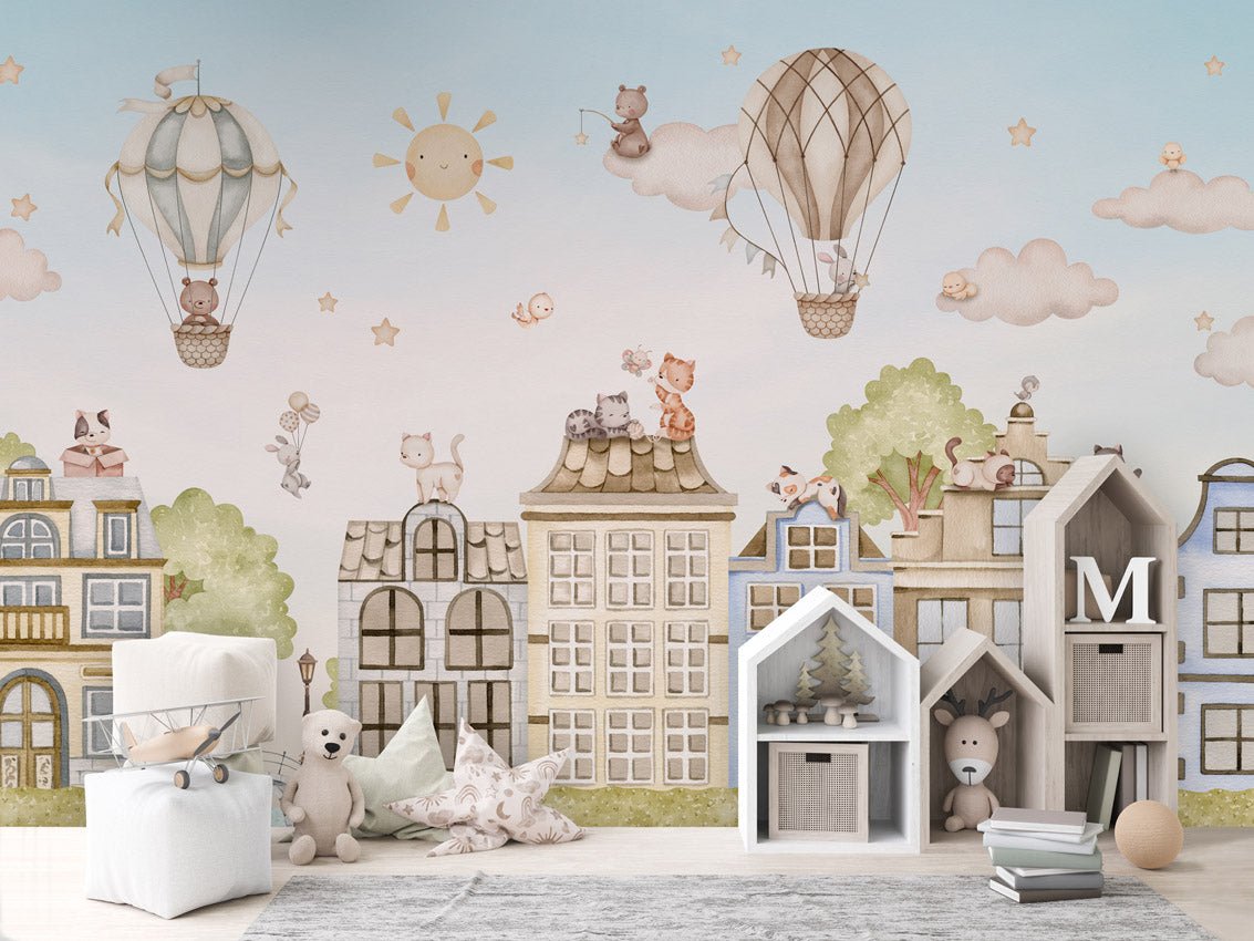 Wallpaper - City Cats (Pre - Order) - LPM Home