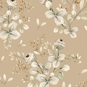 Wallpaper - Clover Beige Wallpaper / Return to Innocence - Le Petit Marché Home Furniture