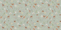 Wallpaper - Dancing Deer - Green (Pre - Orders) - LPM Home