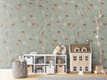 Wallpaper - Dancing Deer - Green (Pre - Orders) - LPM Home