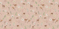 Wallpaper - Dancing Deer - Pink (Pre - Orders) - LPM Home
