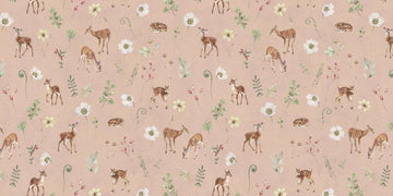 Wallpaper - Dancing Deer - Pink (Pre - Orders) - LPM Home
