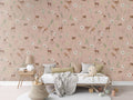 Wallpaper - Dancing Deer - Pink (Pre - Orders) - LPM Home