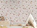 Wallpaper - Dancing Deer - White (Pre - Orders) - LPM Home