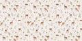 Wallpaper - Dancing Deer - White (Pre - Orders) - LPM Home