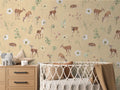 Wallpaper - Dancing Deer - Yellow (Pre - Orders) - LPM Home