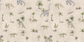 Wallpaper - Dashing Dinos - Sand (Pre - Orders) - LPM Home