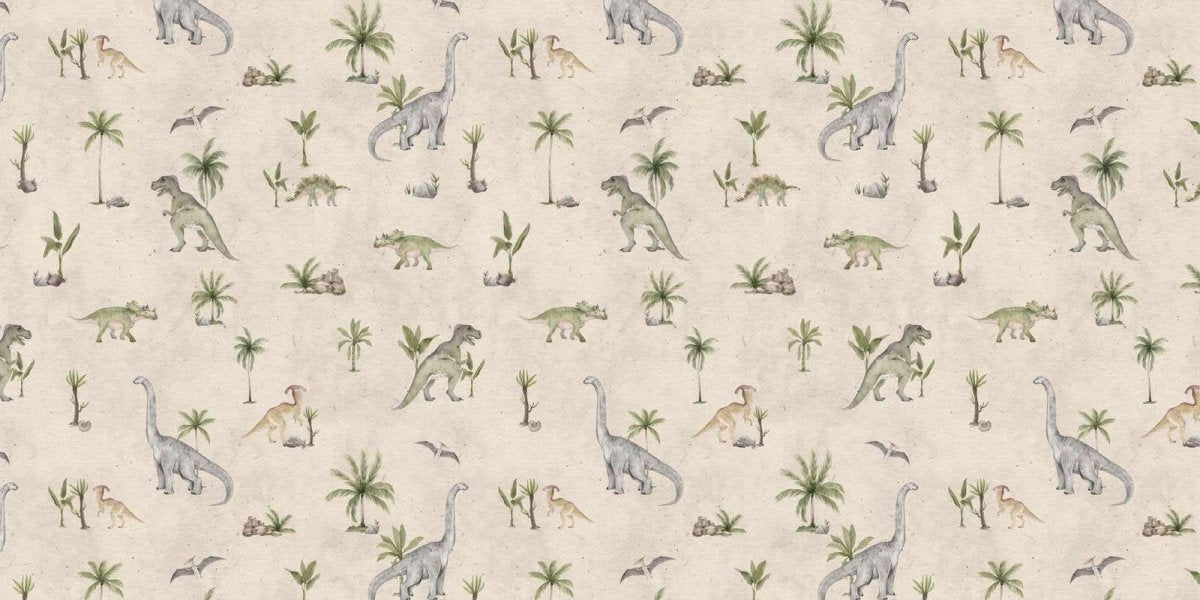 Wallpaper - Dashing Dinos - Sand (Pre - Orders) - LPM Home