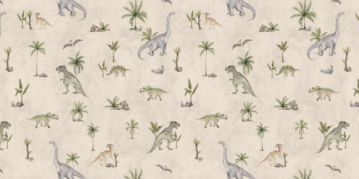 Wallpaper - Dashing Dinos - Sand (Pre - Orders) - LPM Home