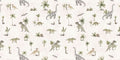 Wallpaper - Dashing Dinos - White (Pre - Orders) - LPM Home