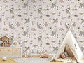 Wallpaper - Dashing Dinos - White (Pre - Orders) - LPM Home