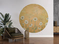 Wallpaper - Dazzling Daisies - Yellow - Circle (Pre-Order) - LPM Home