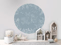 Wallpaper - Deer Doodle Blue - Circle (Pre - Order) - LPM Home