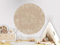 Wallpaper - Deer Doodles Beige - Circle (Pre - Order) - LPM Home