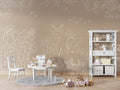 Wallpaper - Deer Doodles Brown (Pre - Order) - LPM Home