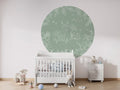 Wallpaper - Deer Doodles Green - Circle (Pre - Order) - LPM Home