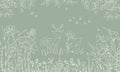 Wallpaper - Deer Doodles Green (Pre - Order) - LPM Home