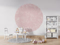 Wallpaper - Deer Doodles Pink Dark - Circle (Pre - Order) - LPM Home