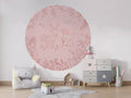 Wallpaper - Deer Doodles Pink Dark - Circle (Pre - Order) - LPM Home