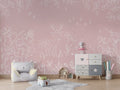Wallpaper - Deer Doodles Pink (Pre - Order) - LPM Home
