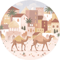 Wallpaper - Desert Dreams - Circle (Pre - Order) - LPM Home
