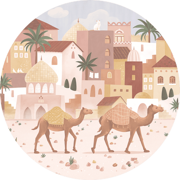 Wallpaper - Desert Dreams - Circle (Pre - Order) - LPM Home