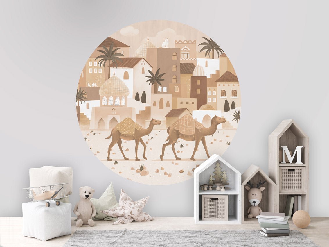 Wallpaper - Desert Dreams Monochrome - Circle (Pre - Order) - LPM Home