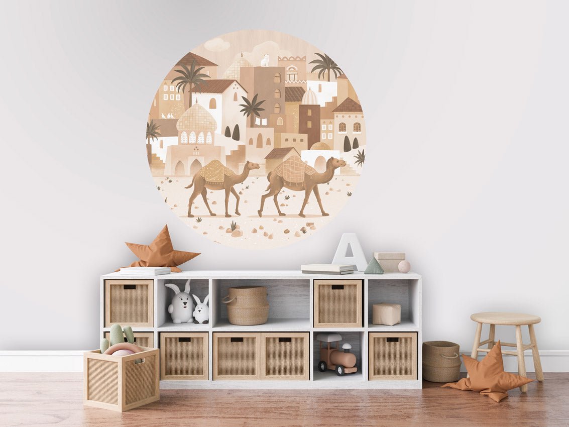 Wallpaper - Desert Dreams Monochrome - Circle (Pre - Order) - LPM Home
