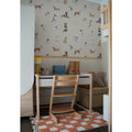 Wallpaper - Dogs are The Best Beige with Dots - Le Petit Marché Home Furniture