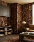 Wallpaper - Ettore Walnut (Pre-Order) - LPM Home
