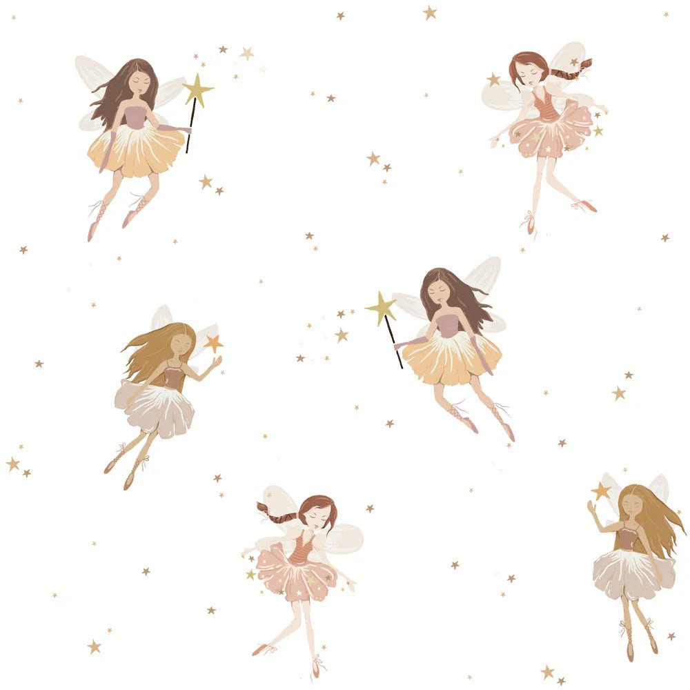 Wallpaper - Fairies White - Le Petit Marché Home Furniture