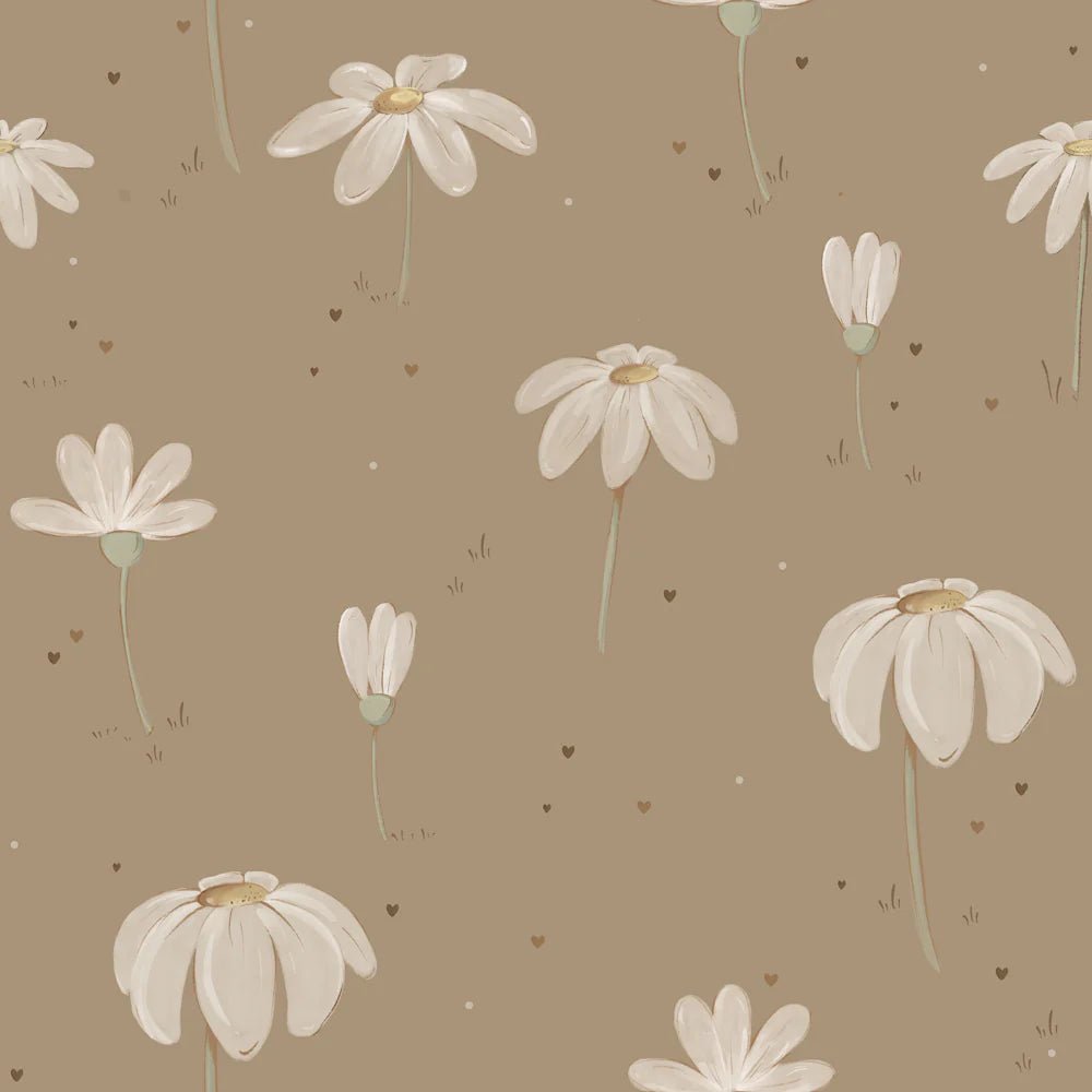Wallpaper - Fairytale Beige Meadow - Le Petit Marché Home Furniture