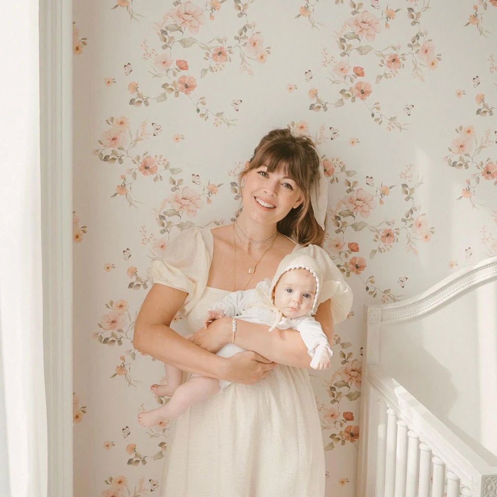 Wallpaper - Floral Vintage - Le Petit Marché Home Furniture