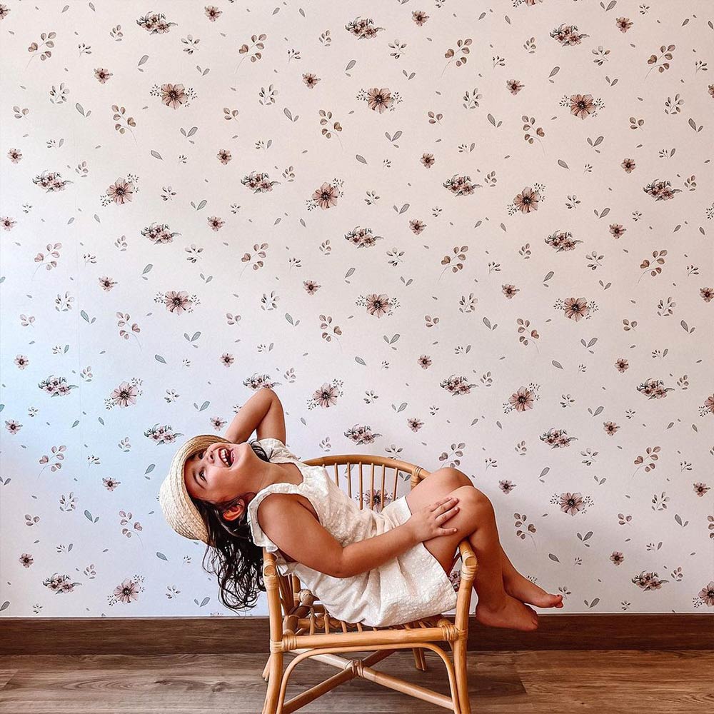 Wallpaper - Flowers Minimini - Le Petit Marché Home Furniture