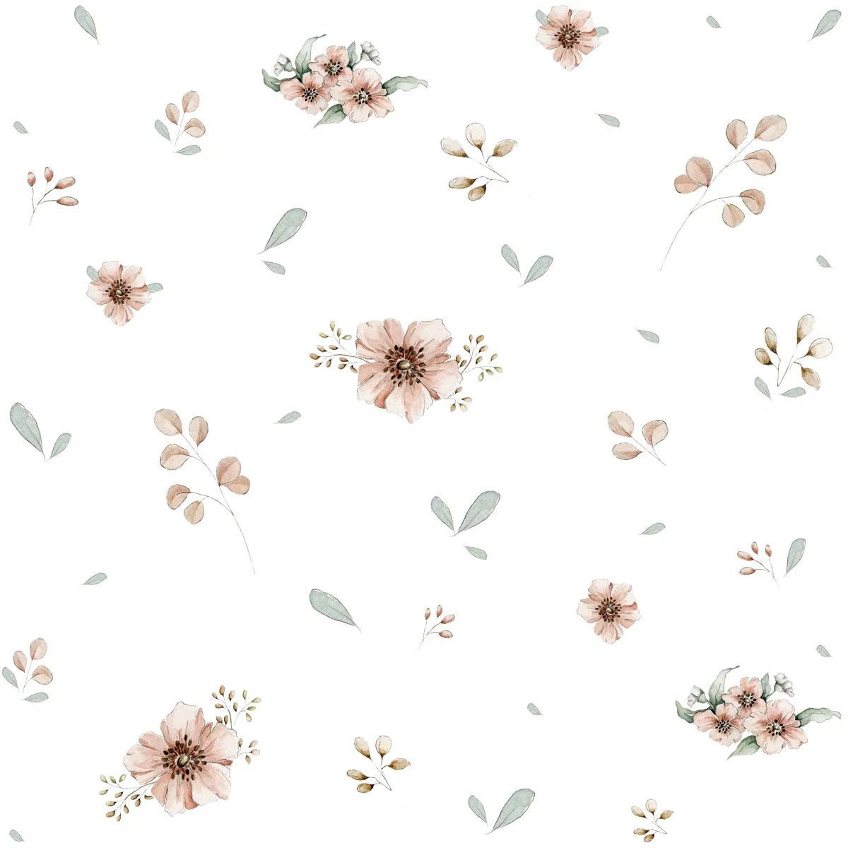 Wallpaper - Flowers Minimini - Le Petit Marché Home Furniture