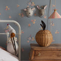 Wallpaper - Flowers Minimini Dark - Le Petit Marché Home Furniture