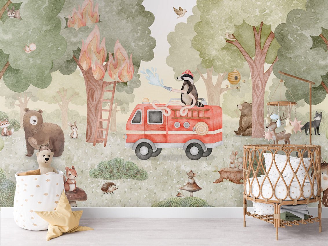 Wallpaper - Forest Fire Fighter (Pre - Order) - LPM Home