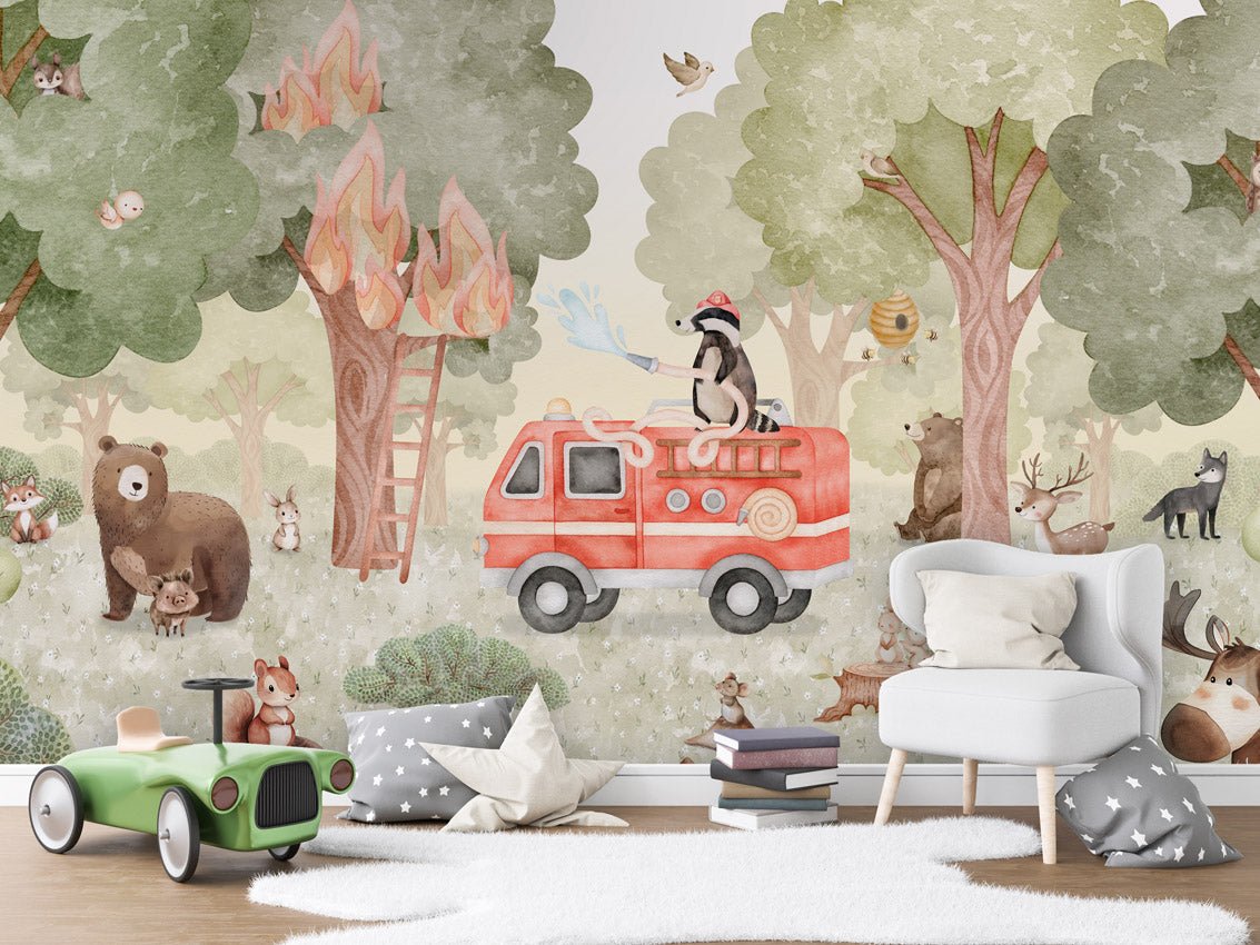 Wallpaper - Forest Fire Fighter (Pre - Order) - LPM Home