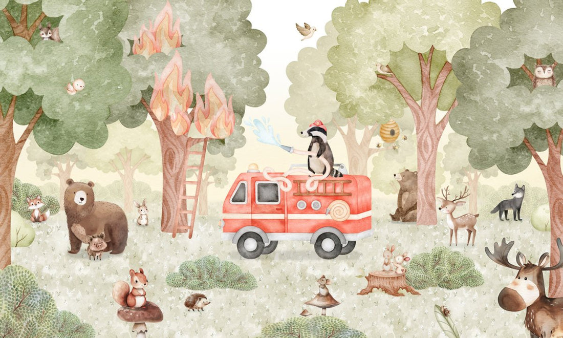 Wallpaper - Forest Fire Fighter (Pre - Order) - LPM Home