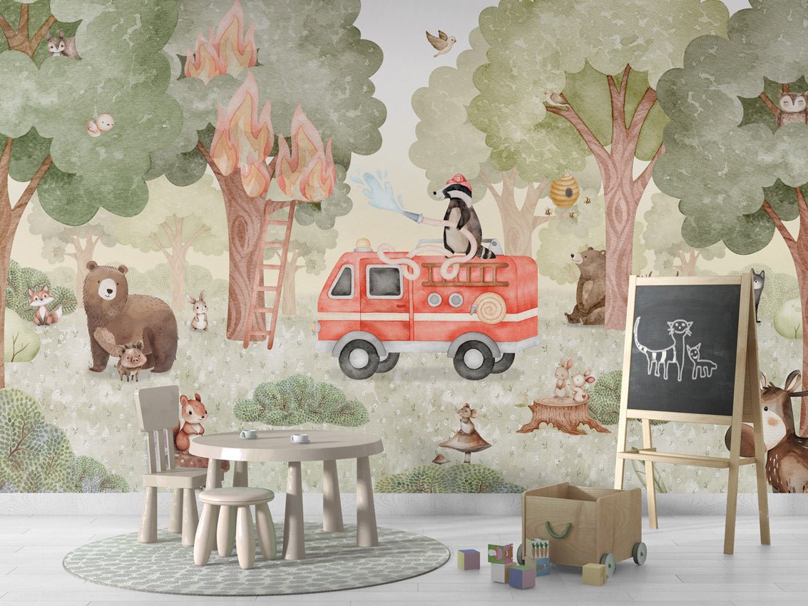 Wallpaper - Forest Fire Fighter (Pre - Order) - LPM Home