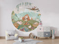 Wallpaper - Fox Family - Circle (Pre - Order) - LPM Home
