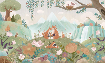Wallpaper - Fox Family (Pre - Order) - LPM Home