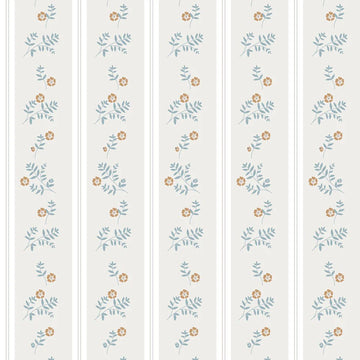 Wallpaper - French Cottage Flowers - Le Petit Marché Home Furniture