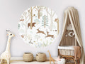 Wallpaper - Frisky Forest Blue - Circle (Pre - Order) - LPM Home