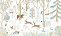 Wallpaper - Frisky Forest Blue (Pre - Order) - LPM Home