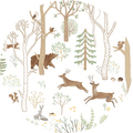 Wallpaper - Frisky Forest Green - Circle (Pre - Order) - LPM Home