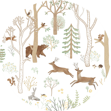 Wallpaper - Frisky Forest Green - Circle (Pre - Order) - LPM Home