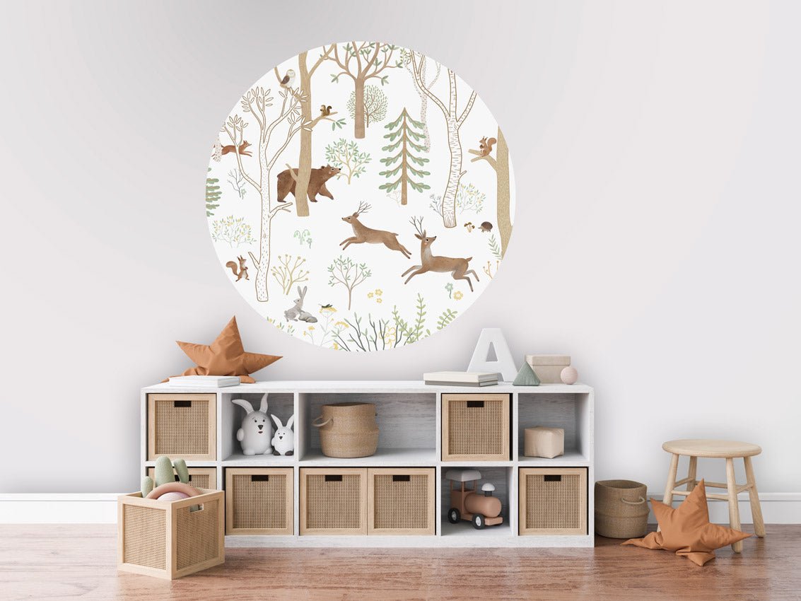 Wallpaper - Frisky Forest Green - Circle (Pre - Order) - LPM Home